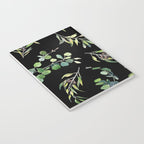 Eucalyptus and Olive Pattern  Notebook Gallery Image 3