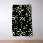 Eucalyptus and Olive Pattern  Window Curtain Gallery Image 3
