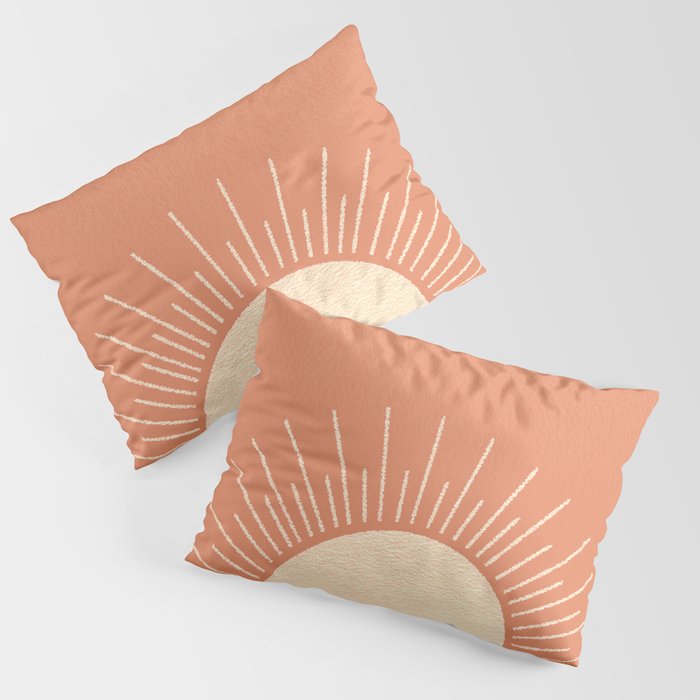 Sunrise pink Pillow Sham Gallery Image 1