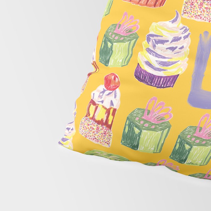 Leo Birthday Treats in Orange | Zodiac Series Pillow Sham Gallery Image 4