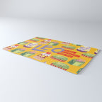 Leo Birthday Treats in Orange | Zodiac Series Rug Gallery Image 3