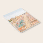 Puglia Loungers | Italy Travel Photography | Pastel Minimalist Beach Photo Notebook Gallery Image 3