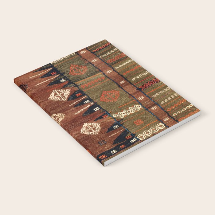 Belouch  Antique Khorassan Northeast Persian Rug Notebook Gallery Image 1