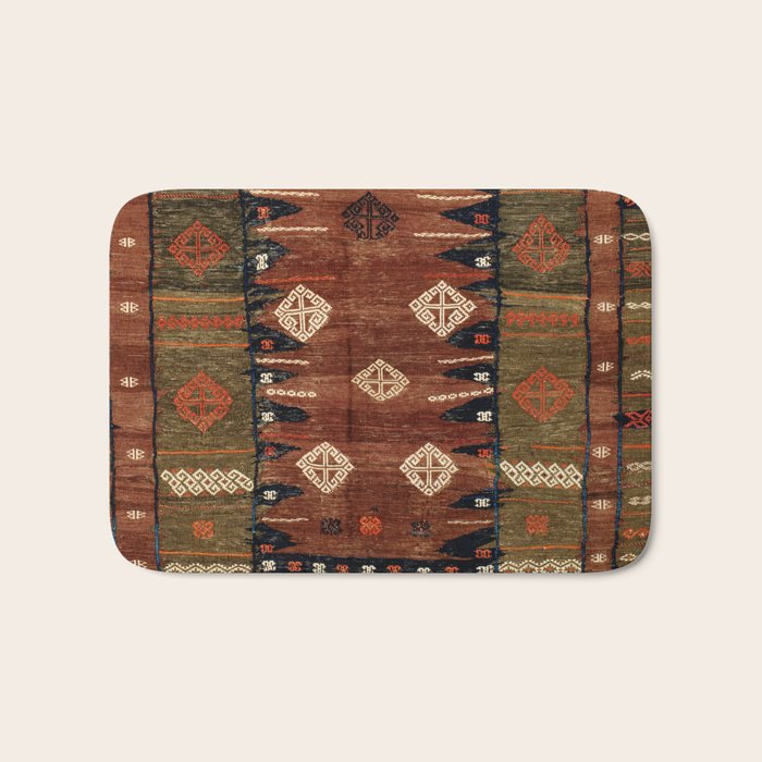 Belouch  Antique Khorassan Northeast Persian Rug Bath Mat Gallery Image 1