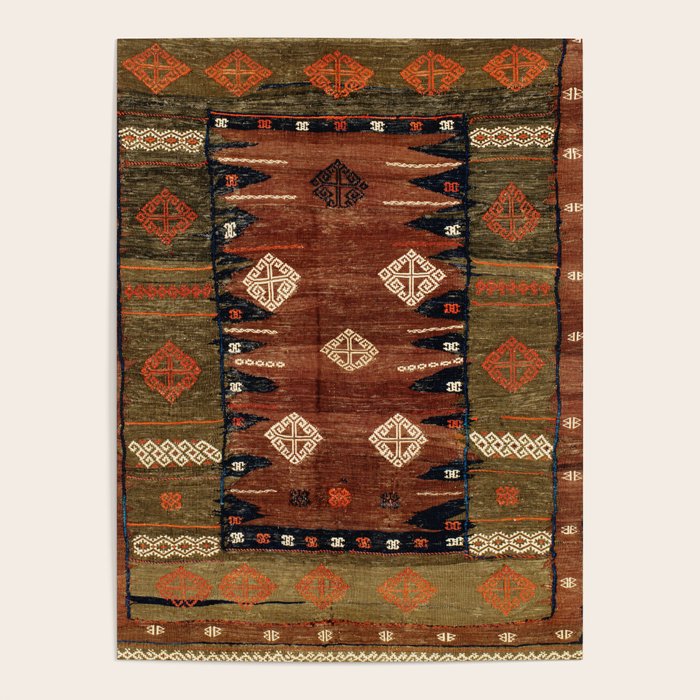 Belouch  Antique Khorassan Northeast Persian Rug Poster Gallery Image 4