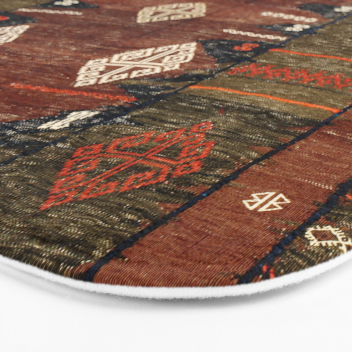 Belouch  Antique Khorassan Northeast Persian Rug Bath Mat Gallery Image 3