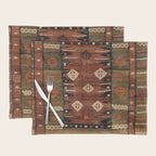 Belouch  Antique Khorassan Northeast Persian Rug Placemat Gallery Image 1