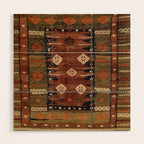 Belouch  Antique Khorassan Northeast Persian Rug Wood Wall Art Gallery Image 1