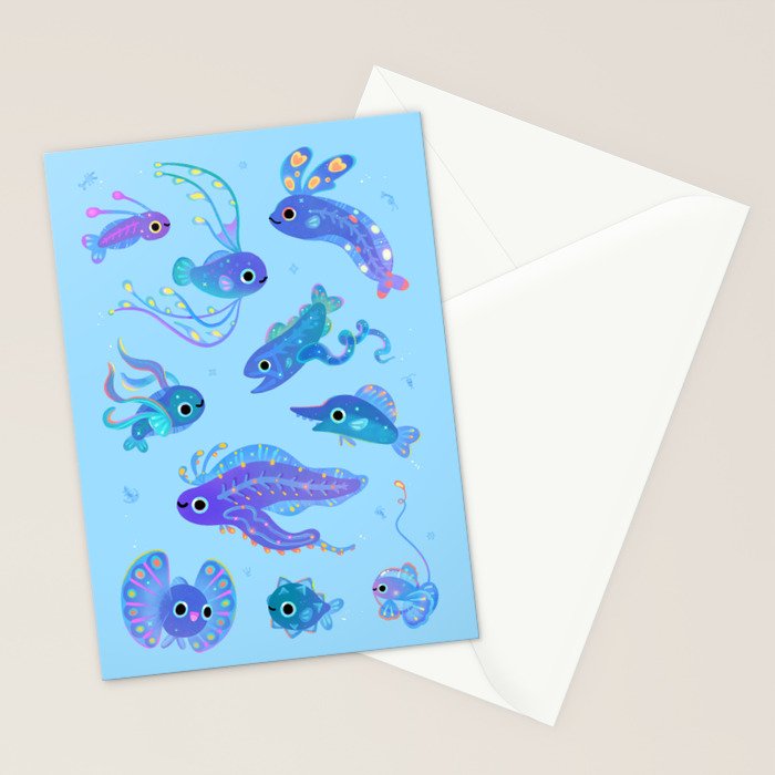 Baby fish Stationery Card Gallery Image 2