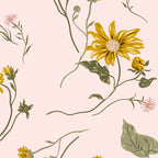 seamless pattern with small flowers on a pink background Coffee Mug Gallery Image 2