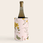 seamless pattern with small flowers on a pink background Wine Chiller Gallery Image 3