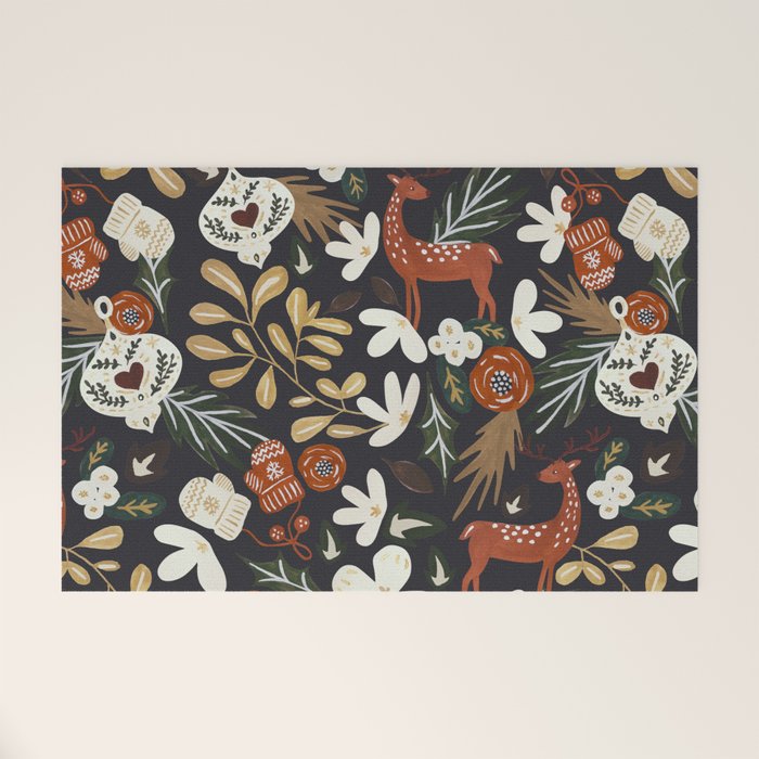 Christmas holiday night III Welcome Mat Gallery Image 1