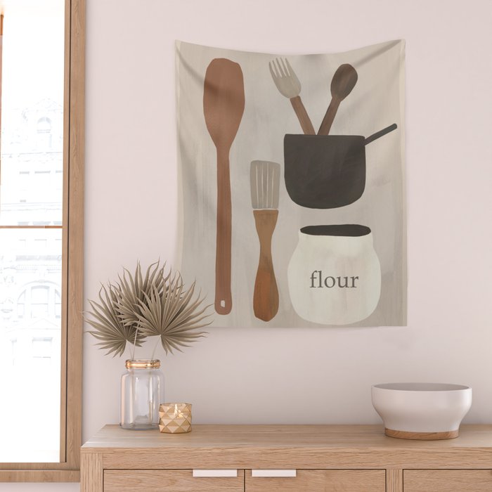 Kitchen Still Life I Wall Tapestry Gallery Image 2
