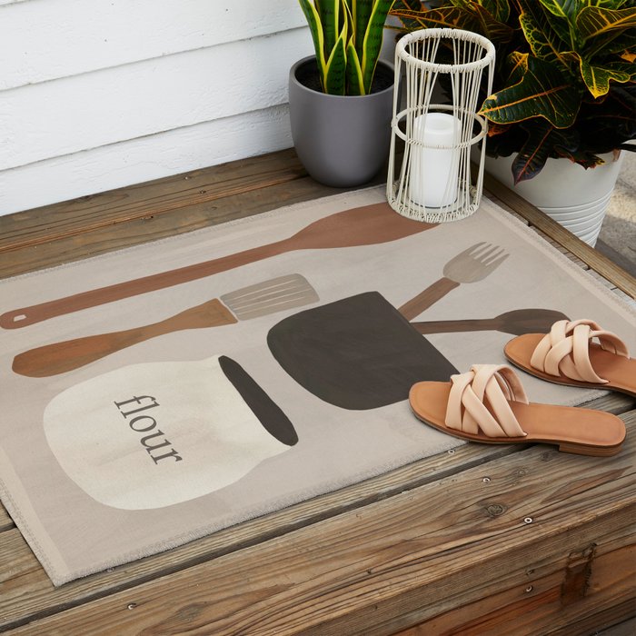 Kitchen Still Life I Outdoor Rug Gallery Image 2