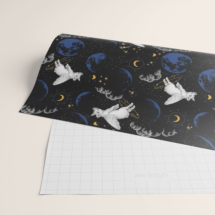 Celestial Pigs of the Night Sky A Wrapping Paper Gallery Image 2