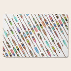 Paddles Oars Lake Life Colorful Oar lake house art Cutting Board Gallery Image 1