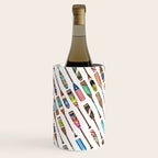 Paddles Oars Lake Life Colorful Oar lake house art Wine Chiller Gallery Image 1