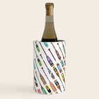 Paddles Oars Lake Life Colorful Oar lake house art Wine Chiller Gallery Image 2
