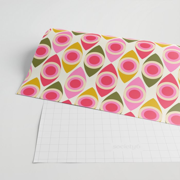 Mid Century Modern Geo pattern 2 Wrapping Paper Gallery Image 2