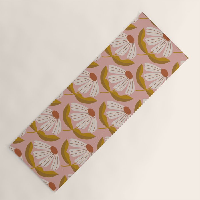 Nostalgic Daisy Yoga Mat Gallery Image 1