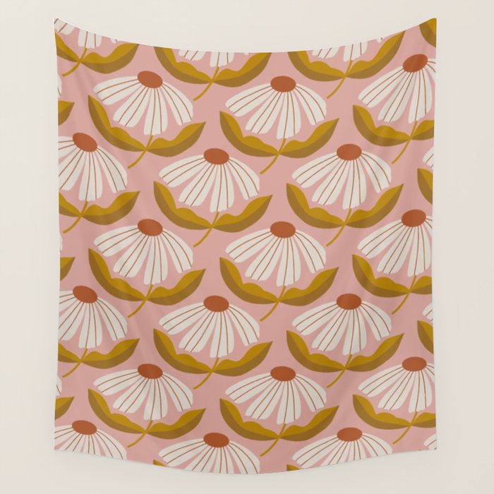 Nostalgic Daisy Wall Tapestry Gallery Image 1