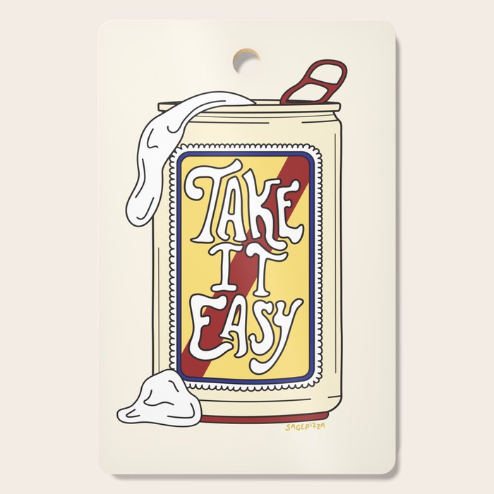 TAKE IT EASY Cutting Board Gallery Image 1