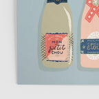 French Champagne Collection - Navy & Coral Poster Gallery Image 3