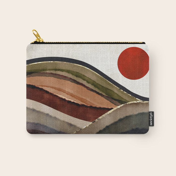 Fall Abstract Carry All Pouch Gallery Image 1