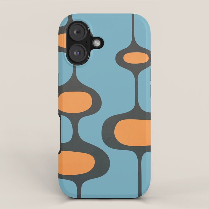 Mid-Century Modern Abstract Art 18 iPhone Case Gallery Image 1