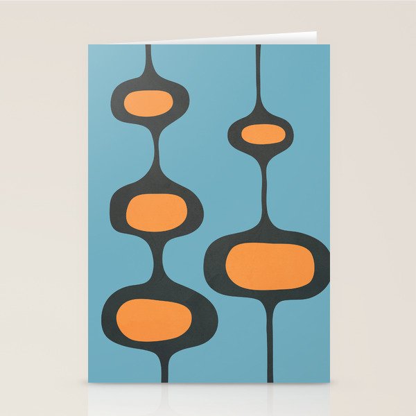 Mid-Century Modern Abstract Art 18 Stationery Card Gallery Image 2