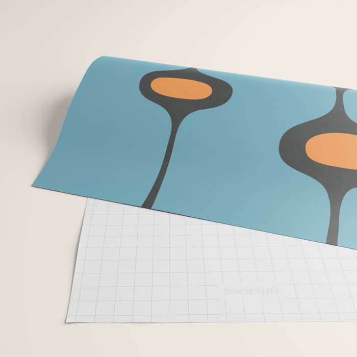 Mid-Century Modern Abstract Art 18 Wrapping Paper Gallery Image 2