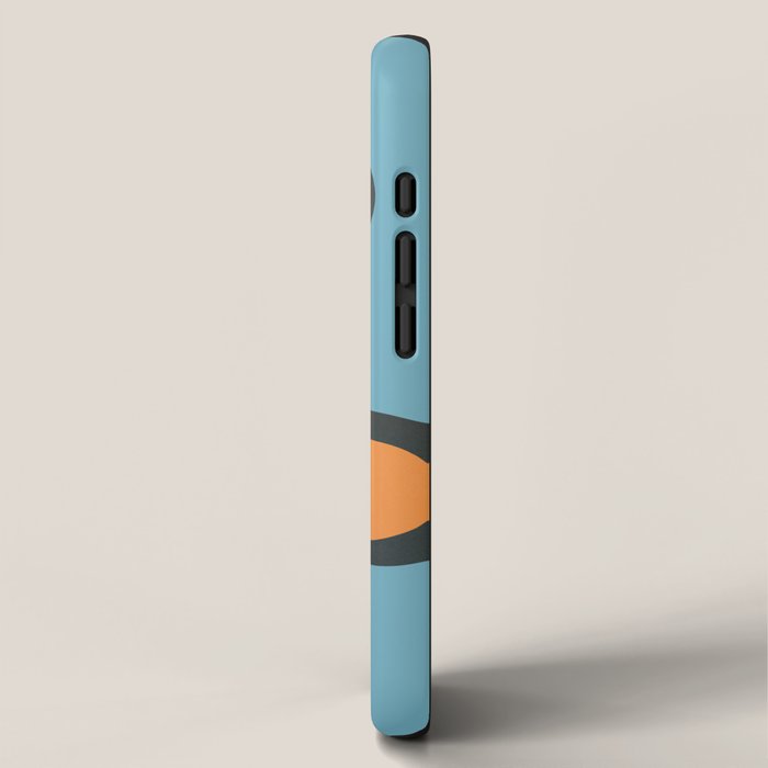 Mid-Century Modern Abstract Art 18 iPhone Case Gallery Image 2