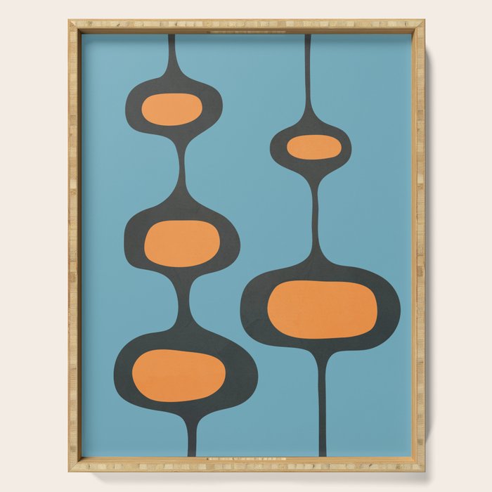 Mid-Century Modern Abstract Art 18 Serving Tray Gallery Image 1