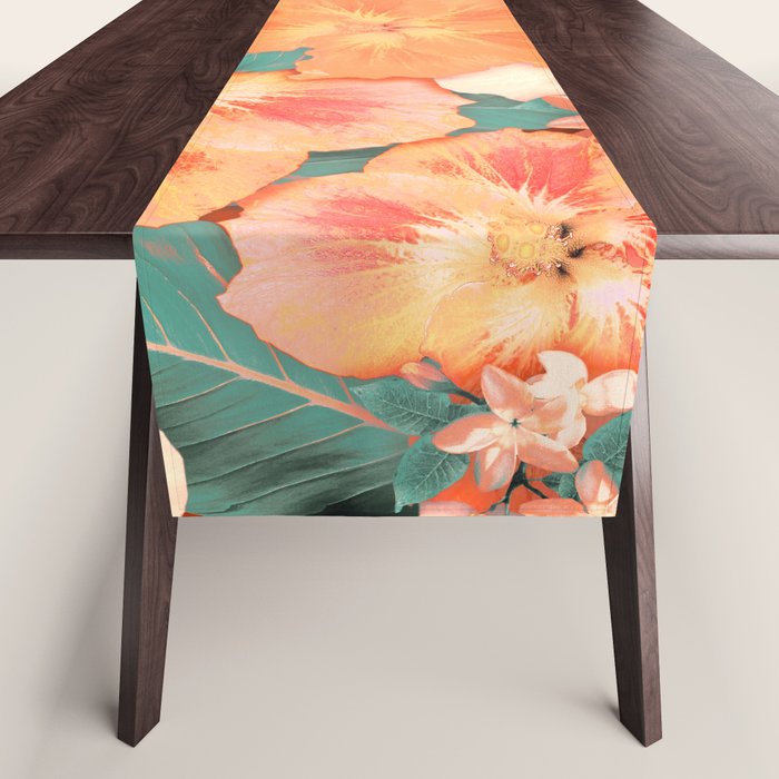 Aloha Orange Sherbet Table Runner Gallery Image 1