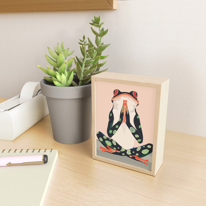 Yoga Frog Mini Art Print Gallery Image 2