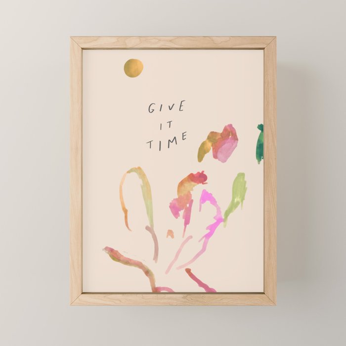 "Give It Time" Mini Art Print Gallery Image 1