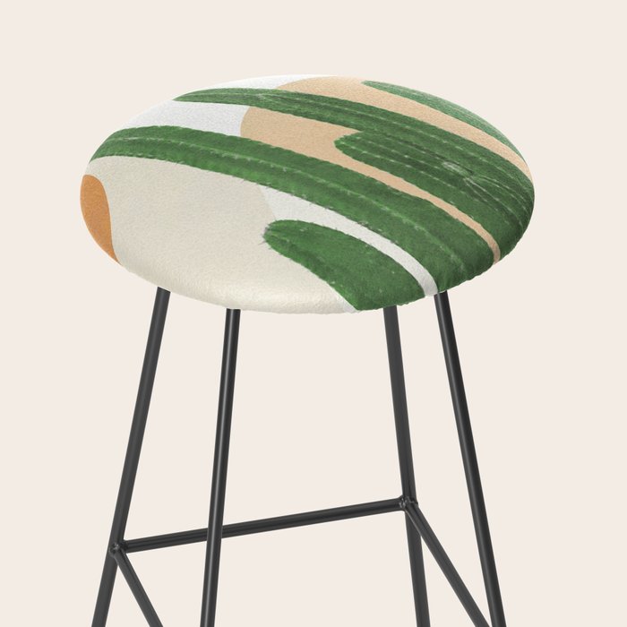 Abstract Cactus I Stool Gallery Image 2