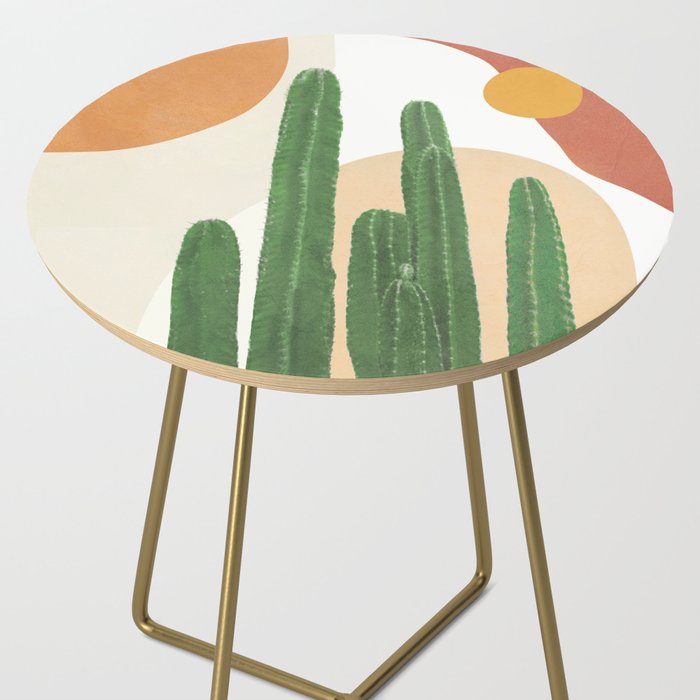 Abstract Cactus I Side Table Gallery Image 2