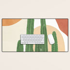 Abstract Cactus I Desk Mat Gallery Image 1