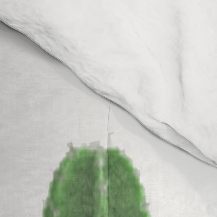 Abstract Cactus I Comforter Gallery Image 4