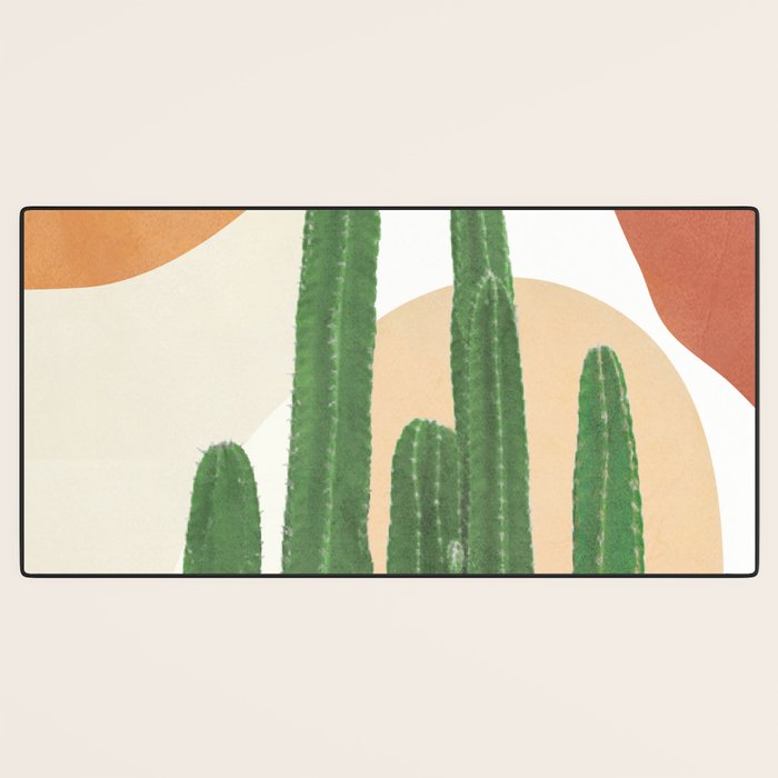 Abstract Cactus I Desk Mat Gallery Image 3