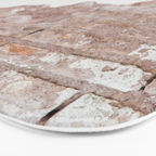 Exposed Brick Under Concrete Wall Bath Mat Gallery Image 3