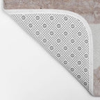 Exposed Brick Under Concrete Wall Bath Mat Gallery Image 2