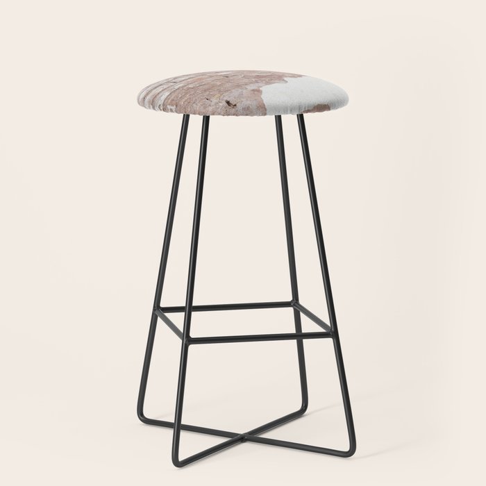 Exposed Brick Under Concrete Wall Stool Gallery Image 1