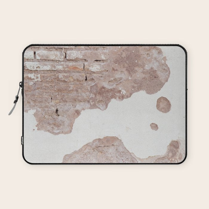 Exposed Brick Under Concrete Wall Laptop Sleeve Gallery Image 1