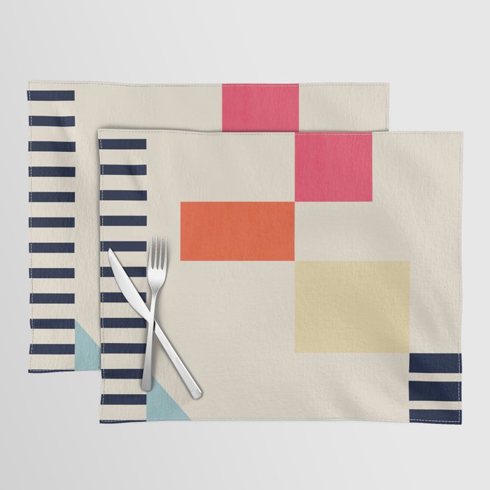 Minimal Geometric 211 Placemat Gallery Image 1