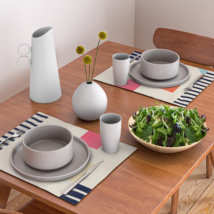 Minimal Geometric 211 Placemat Gallery Image 2