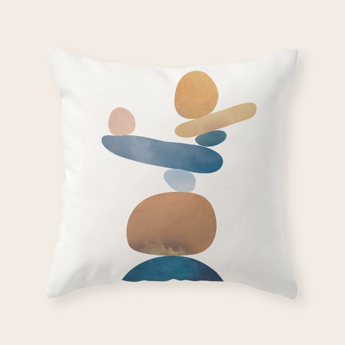 Balancing Stones 28 Throw Pillow Gallery Image 6