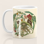 Botanical English Bulldog Coffee Mug Gallery Image 3