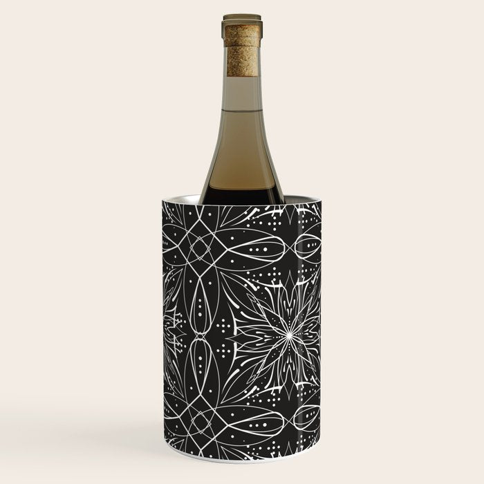 BW starry abstract mosaic A Wine Chiller Gallery Image 3